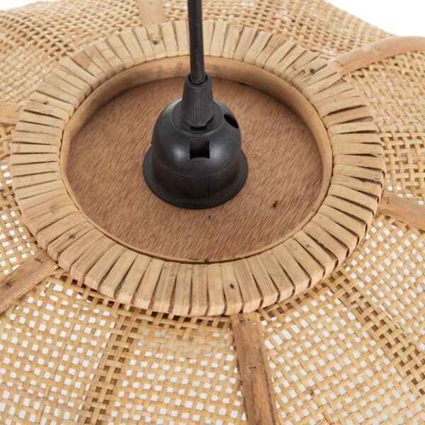 LÁMPARA TECHO NATURAL FIBRA NATURAL 44 X 44 X 22 CM - Imagen 3
