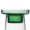 PORTAVELAS VERDE VIDRIO DECORACIÓN 16,50 X 16,50 X 28,50 CM - Imagen 6
