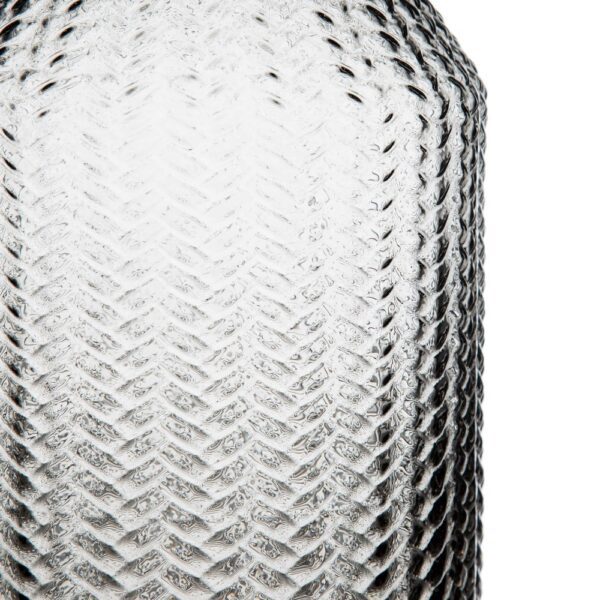 JARRÓN GRIS VIDRIO DECORACIÓN 11,70 X 11,70 X 30 CM - Imagen 5