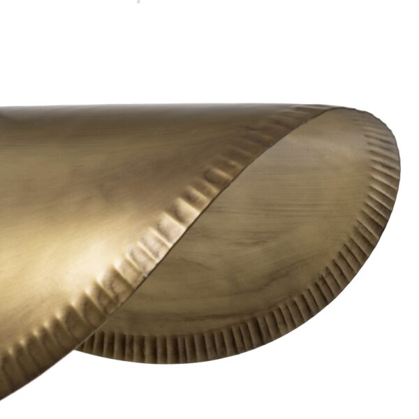 LÁMPARA TECHO ORO VIEJO ALUMINIO 62 X 34 X 30 CM - Imagen 3