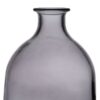 JARRÓN GRIS VIDRIO RECICLADO DECORACIÓN 13 X 13 X 31 CM - Imagen 4