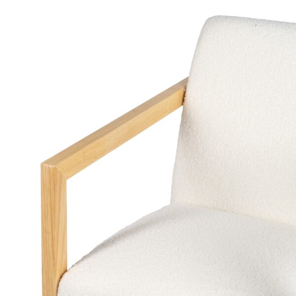MECEDORA BLANCO MADERA DE CAUCHO 60 X 83 X 72 CM - Imagen 7