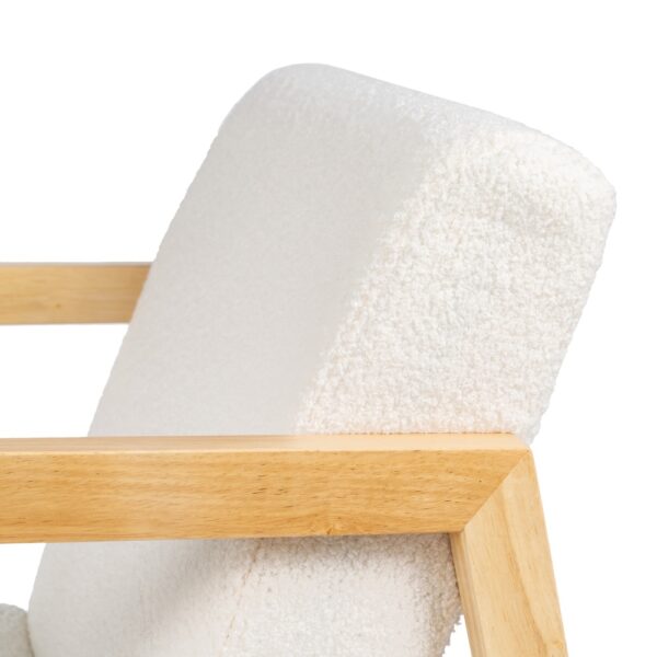 MECEDORA BLANCO MADERA DE CAUCHO 60 X 83 X 72 CM - Imagen 8