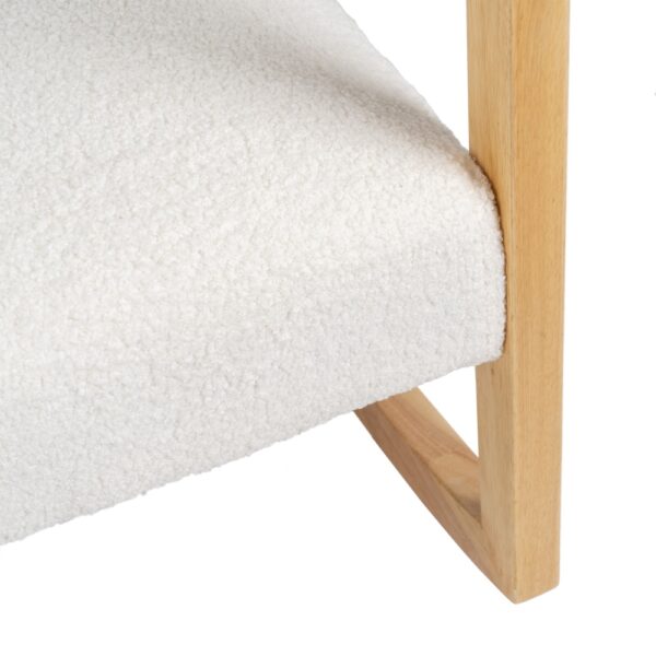 MECEDORA BLANCO MADERA DE CAUCHO 60 X 83 X 72 CM - Imagen 9