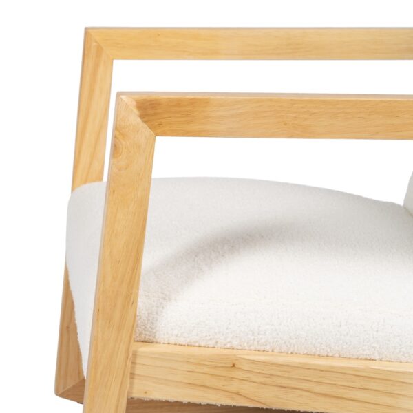 MECEDORA BLANCO MADERA DE CAUCHO 60 X 83 X 72 CM - Imagen 11