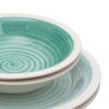 VAJILLA 18 PIEZAS AZUL-VERDE STONEWARE 1 CM - Imagen 9