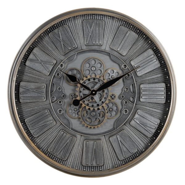 RELOJ ACERO METAL DECORACIÓN 69,50 X 9 X 69,50 CM