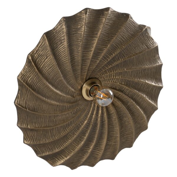APLIQUE PARED ORO VIEJO METAL 51 X 10 X 51 CM - Imagen 3