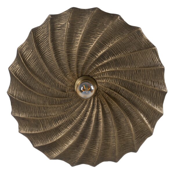 APLIQUE PARED ORO VIEJO METAL 51 X 10 X 51 CM