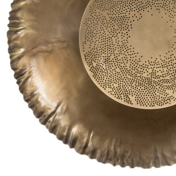 APLIQUE PARED ORO VIEJO METAL 48 X 18 X 48 CM - Imagen 4