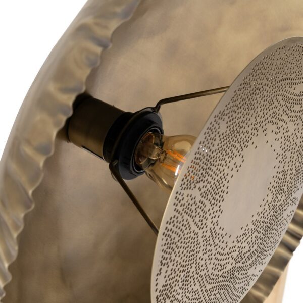APLIQUE PARED ORO VIEJO METAL 48 X 18 X 48 CM - Imagen 6