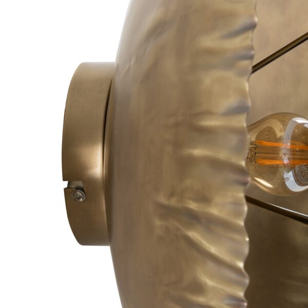 APLIQUE PARED ORO VIEJO METAL 48 X 18 X 48 CM - Imagen 7
