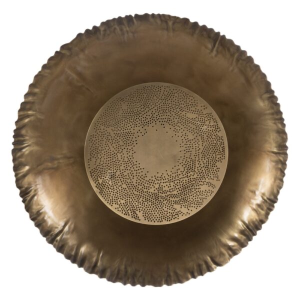 APLIQUE PARED ORO VIEJO METAL 48 X 18 X 48 CM