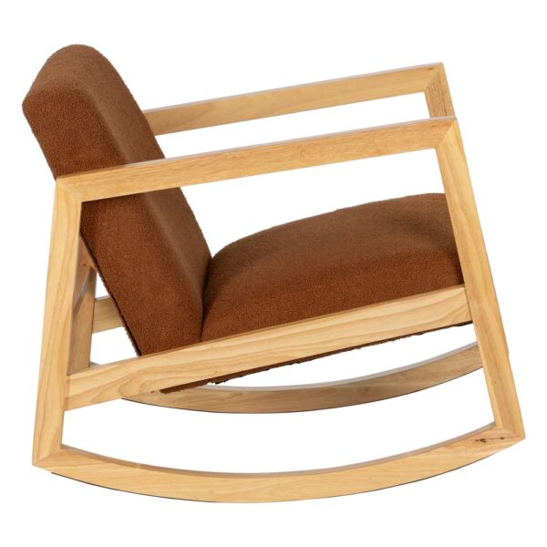 MECEDORA MARRÓN MADERA DE CAUCHO SALÓN 60 X 83 X 72 CM - Imagen 4