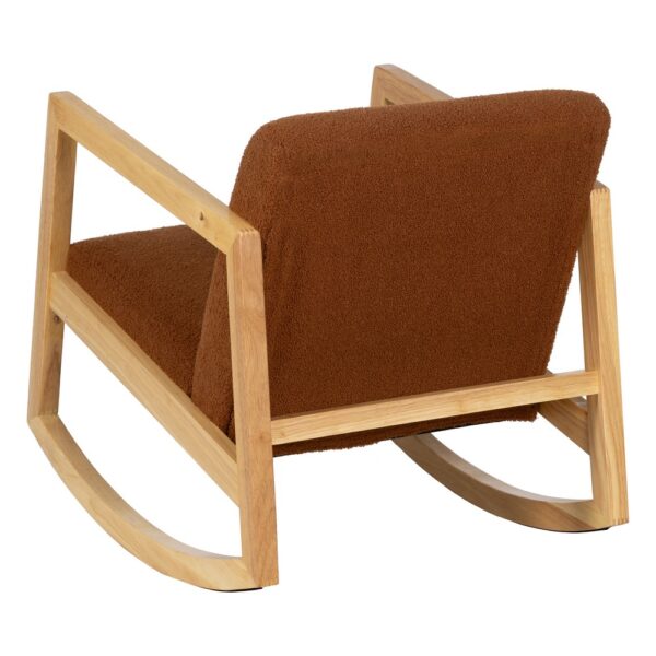 MECEDORA MARRÓN MADERA DE CAUCHO SALÓN 60 X 83 X 72 CM - Imagen 5