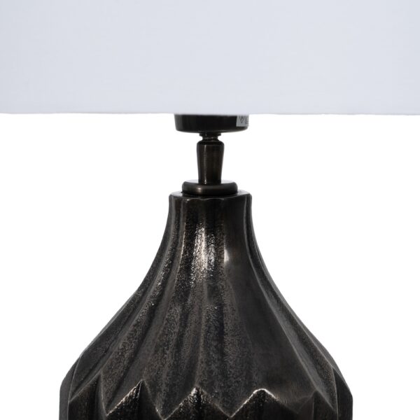 LÁMPARA MESA COBRE METAL ILUMINACIÓN 35,50 X 35,50 X 73 CM - Imagen 4
