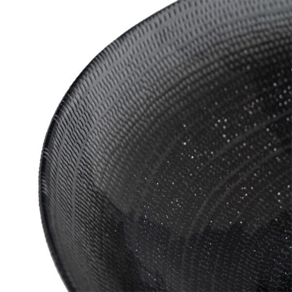 CENTRO MESA NEGRO CRISTAL DECORACIÓN 39,50 X 39,50 X 7,50 CM - Imagen 5