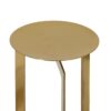 PORTAVELAS DORADO ACERO INOXIDABLE 16,50 X 16,50 X 38,50 CM - Imagen 4