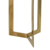 PORTAVELAS DORADO ACERO INOXIDABLE 16,50 X 16,50 X 38,50 CM - Imagen 5