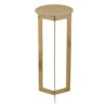 PORTAVELAS DORADO ACERO INOXIDABLE 16,50 X 16,50 X 38,50 CM