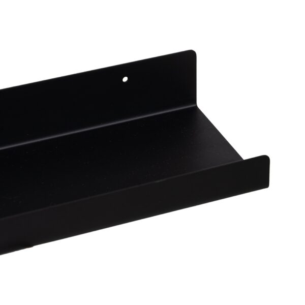 S/2 ESTANTERÍA NEGRO METAL DECORACIÓN 71 X 11 X 5 CM - Imagen 6