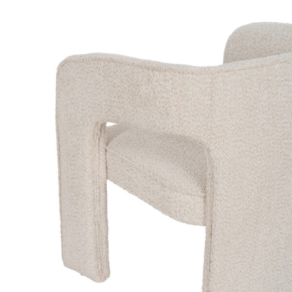 SILLA BEIGE TEJIDO SALÓN 69 X 66 X 73 CM - Imagen 11