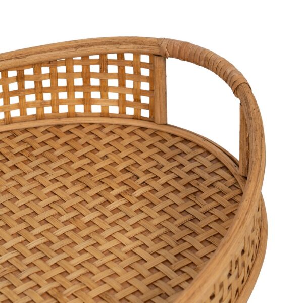S/2 BANDEJA NATURAL BAMBÚ DECORACIÓN 56 X 37 X 9,50 CM - Imagen 10