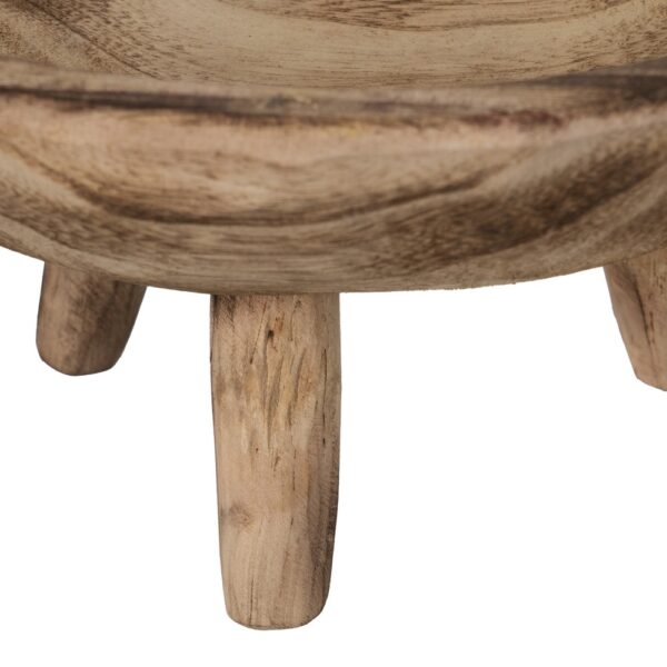 CENTRO MESA NATURAL MADERA PAULONIA 32 X 32 X 16 CM - Imagen 8