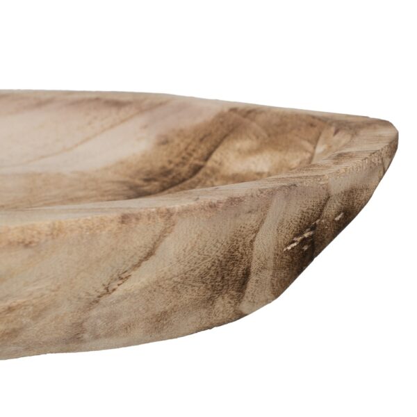 CENTRO MESA NATURAL MADERA PAULONIA 48 X 25 X 5 CM - Imagen 6