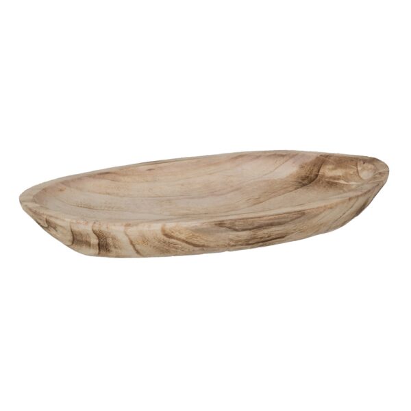 CENTRO MESA NATURAL MADERA PAULONIA 48 X 25 X 5 CM