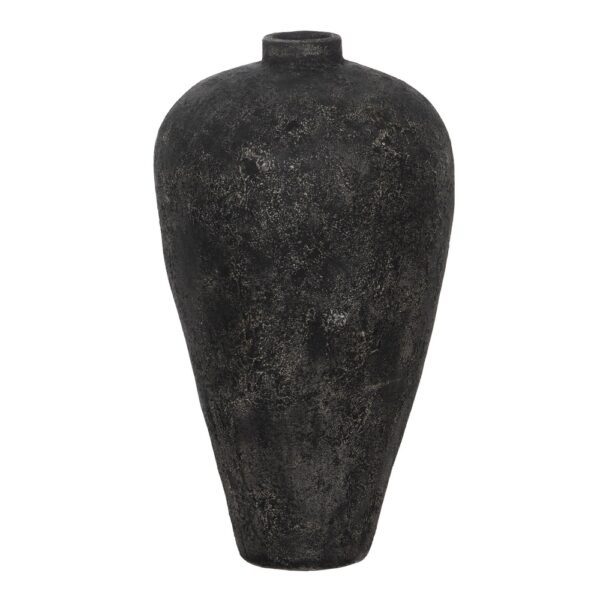 JARRÓN GRIS TERRACOTA DECORACIÓN 51 X 51 X 100 CM - Imagen 4