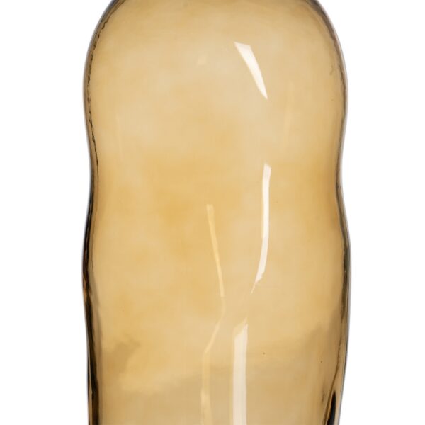 BOTELLA AMBAR CRISTAL DECORACIÓN 13,50 X 13,50 X 35 CM - Imagen 5