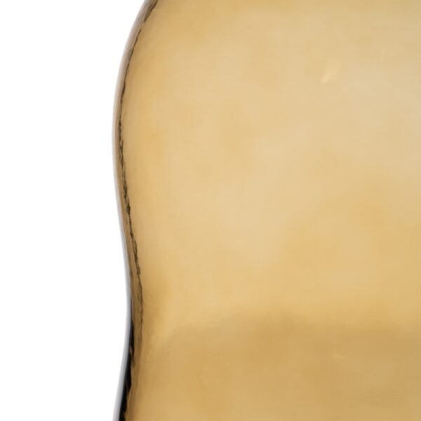 BOTELLA AMBAR CRISTAL DECORACIÓN 13,50 X 13,50 X 35 CM - Imagen 6