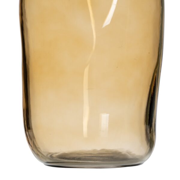 BOTELLA AMBAR CRISTAL DECORACIÓN 13,50 X 13,50 X 35 CM - Imagen 7