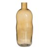 BOTELLA AMBAR CRISTAL DECORACIÓN 13,50 X 13,50 X 35 CM