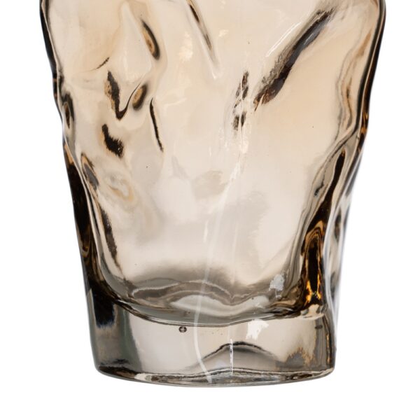 JARRÓN MARRÓN CRISTAL DECORACIÓN 15,50 X 14 X 32 CM - Imagen 7