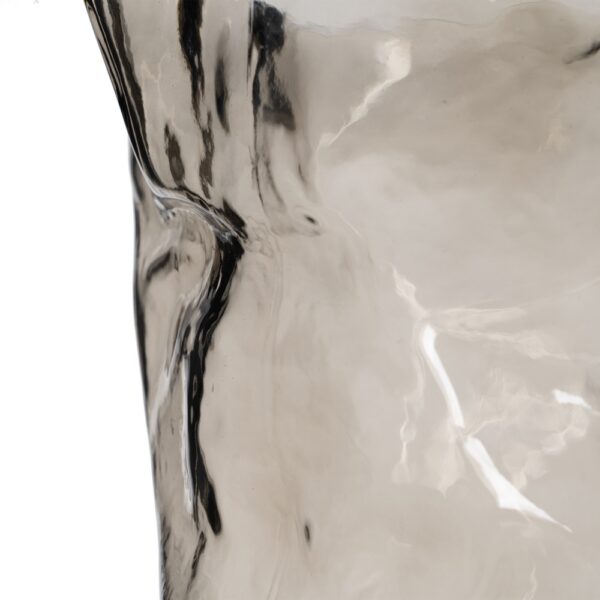 JARRÓN GRIS CRISTAL DECORACIÓN 19 X 17 X 38,50 CM - Imagen 6
