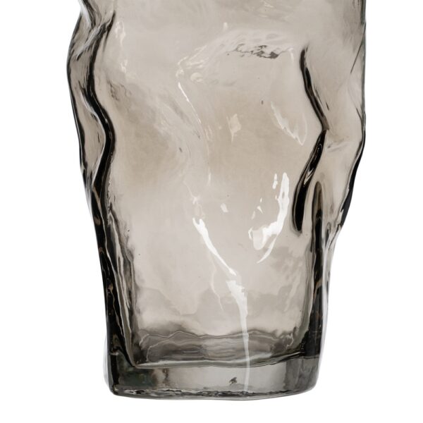 JARRÓN GRIS CRISTAL DECORACIÓN 19 X 17 X 38,50 CM - Imagen 7