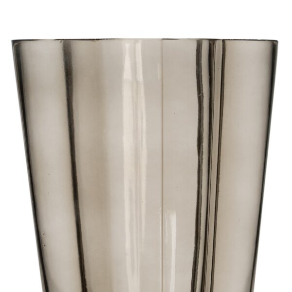 JARRÓN GRIS CRISTAL DECORACIÓN 15,50 X 15 X 25 CM - Imagen 5