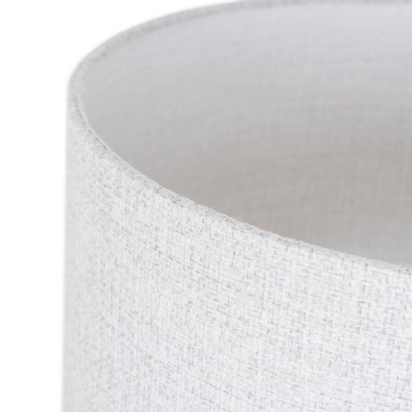 LÁMPARA MESA BLANCO MADERA / TEJIDO 40 X 22 X 76 CM - Imagen 3