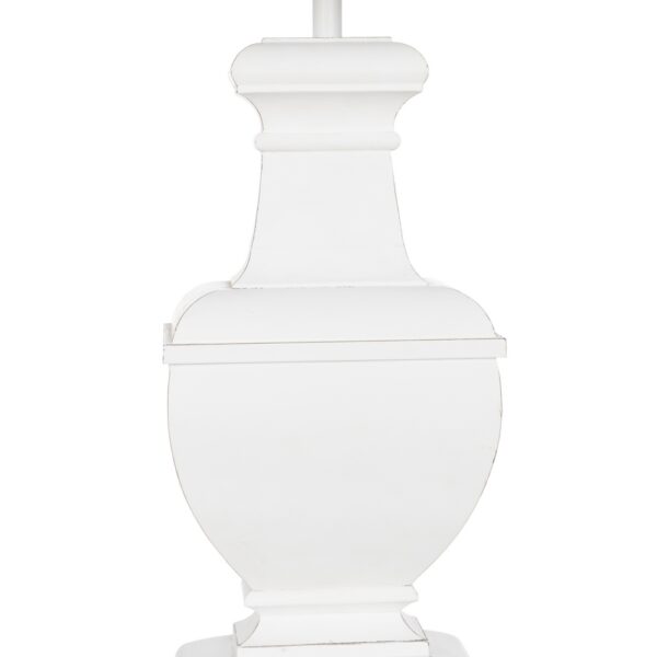 LÁMPARA MESA BLANCO MADERA / TEJIDO 40 X 22 X 76 CM - Imagen 6