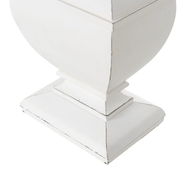 LÁMPARA MESA BLANCO MADERA / TEJIDO 40 X 22 X 76 CM - Imagen 10