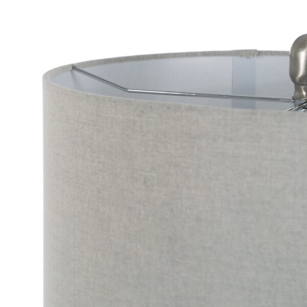 LÁMPARA MESA GRIS METAL-CERÁMICA 38 X 38 X 73 CM - Imagen 3