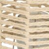 FAROL PORTAVELAS NATURAL PAPEL-METAL 18 X 18 X 20,50 CM - Imagen 7