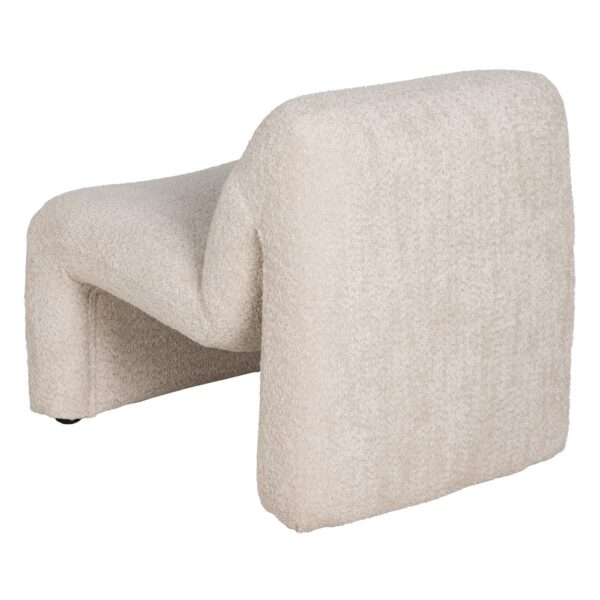 SILLÓN BEIGE TEJIDO SALÓN 62 X 86 X 69 CM - Imagen 5