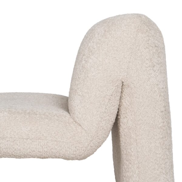 SILLÓN BEIGE TEJIDO SALÓN 62 X 86 X 69 CM - Imagen 8