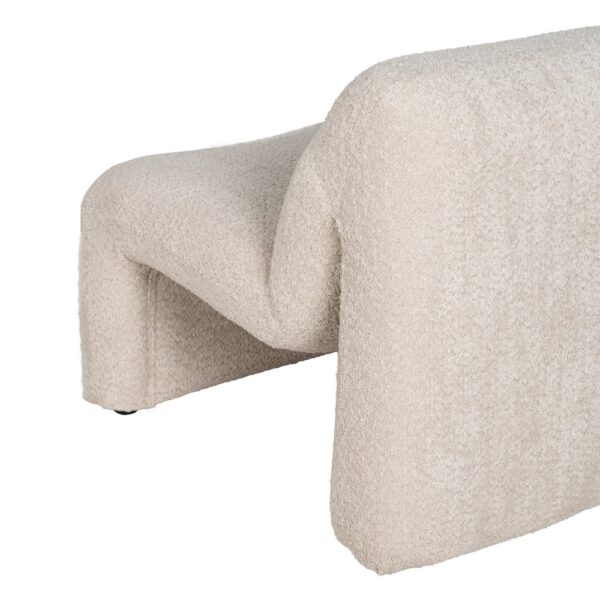 SILLÓN BEIGE TEJIDO SALÓN 62 X 86 X 69 CM - Imagen 9