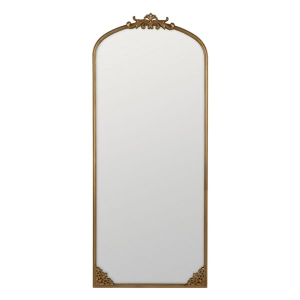 ESPEJO VESTIDOR ORO METAL DECORACIÓN 80 X 4 X 193 CM - Imagen 3
