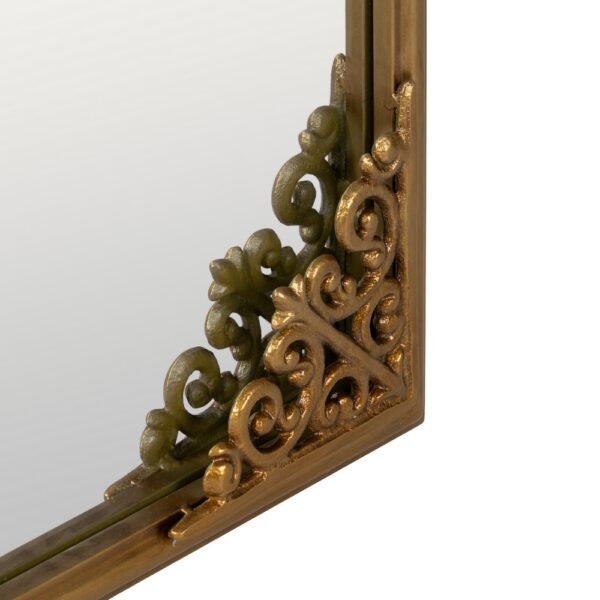 ESPEJO VESTIDOR ORO METAL DECORACIÓN 80 X 4 X 193 CM - Imagen 7