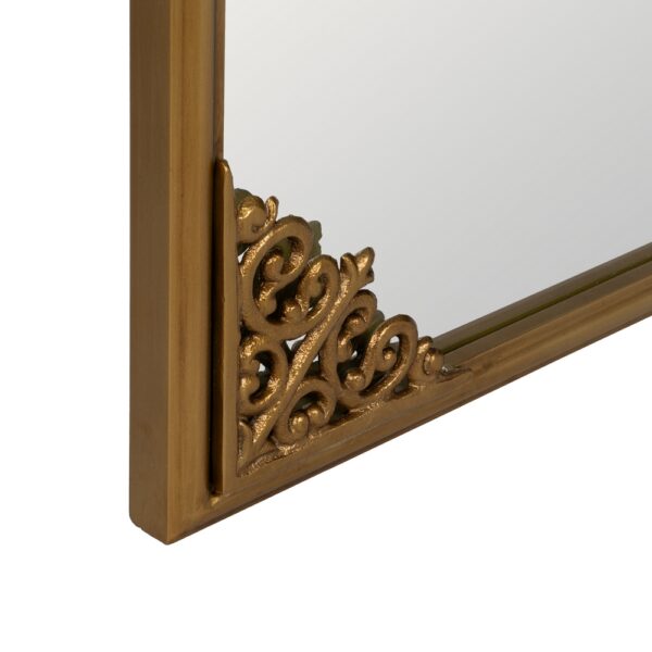 ESPEJO VESTIDOR ORO METAL DECORACIÓN 80 X 4 X 193 CM - Imagen 9